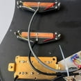 thumbnail image 5 of Left-handed SSH Prewired Guitar Strat Pickguard Set with Silent Switch Kill Swith Humbucker Pickups Coil Splitting Switch Multi Switch Harnesses ,For Fender ST Electric Guitar Replacement Part, 5 of 6