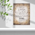 thumbnail image 5 of Christian Religious Canvas Wall Art,Do Not Be Anxious About Anything But in Every Situation By Prayer Philippians 4:6 Canvas Poster Print Wall Decor,Scripture Home Office Bedroom Decoration W625, 5 of 6