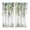Sage Green White, variant on Green Eucalyptus Leaves Kitchen Curtains 72 Inch Length, Summer Botanical Weeping Grommet Top Bedroom Living Room Curtains, Light Filtering Cafe Curtain Drapes 2 Panels Set 104''x72''