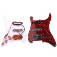 thumbnail image 5 of Electric Guitar Pickguard Pre Wired Single Double Coil Pickups 1 Volume 2 Tone Knobs Loaded Pickup Plate, 5 of 5
