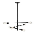 thumbnail image 4 of Millennium Lighting  Decco 6 Light Pendant Fixture in Matte Black or Modern Gold, 4 of 14