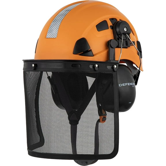 H1-CH Arborist Helmet for Forestry/Tree Safety   Hearing Protection