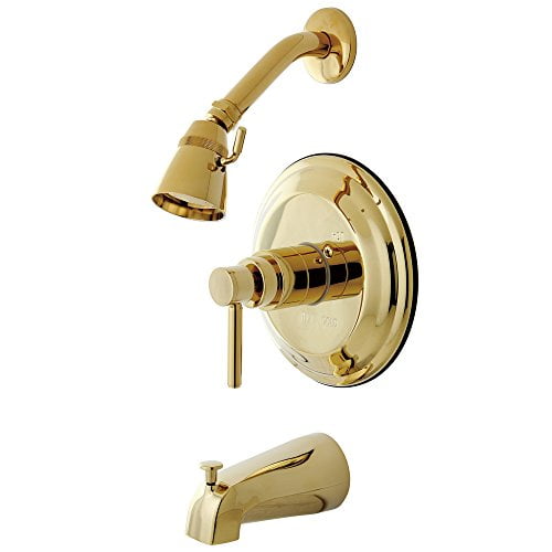 Kingston Brass KB2632DLT Concord Poignée Simple Baignoire & Douche, Garniture Seulement