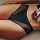 thumbnail image 2 of Bragas de malla M-2XL para mujer, ropa interior Sexy, calada, transparente, de cintura baja, transpirable, talla grande, 2 of 5