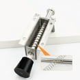 thumbnail image 4 of Heavy Duty Door Stopper Zinc Alloy Soft Rubber Foot Spring Loaded Easily Step-On, 4 of 8