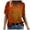Orange#77, variant on EGNMCR Summer Tops for Women Fashion V Neck Short Sleeve Printed Casual Loose Soft T-Shirt Pullover Blouse Tops Spring/Summer Sale