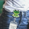 thumbnail image 6 of WIRESTER Set 2pcs Design Acrylic Key Card Holder Belt Clip Reel Id Badge Retractable - Frogs, 6 of 6