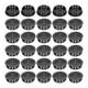 thumbnail image 1 of Uxcell 30Pcs 35mm/1.4in Válvulas de aire redondas Soffit, Cubierta de ventilación negra para baño, 1 of 5