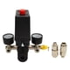 thumbnail image 1 of TICFOX-interruptor De Presión Del Compresor De Aire, Válvula De Control De Presión 3 En 1 Estilo UE De 0 A 180PSI Con Conector Rápido De Manómetro, 1 of 8