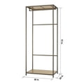thumbnail image 4 of TRINITY 30x20x72 Bamboo Garment Rack - Bronze Anthracite®, 4 of 7