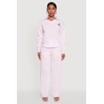 thumbnail image 3 of Women's Graphic Detail Layered Look Shirt Collar Sweatshirt, 3 of 5