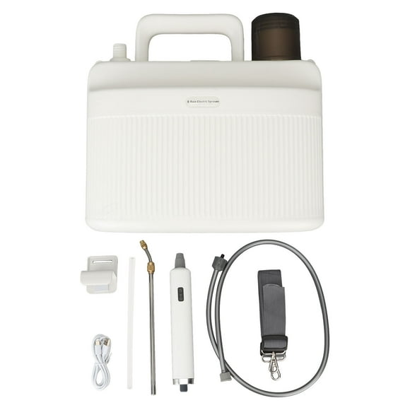 Pulverizador de mochila eléctrico recargable de 2200 mAh para jardín, césped y plantas.
