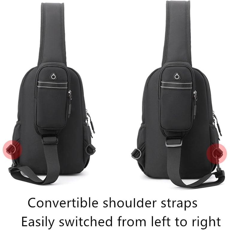 Small Waterproof Sling Bag with Water Bottle Holder  display picture 2