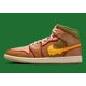 thumbnail image 1 of N I-K-E A i r-Jor-dan 1 Mid SE "Flax/Coconut Milk/University Gold" Men's Shoe Size, 1 of 6