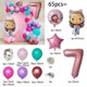 thumbnail image 3 of 1 juego de globos de látex con forma de gato para casa de muñecas Gabby, decoración para fiestas de cumpleaños de niños, suministros para baby shower, globos de helio para niños, 3 of 5