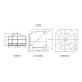 thumbnail image 3 of Gazebo Penguin Florence Solarium 12 ft. x 12 ft. in Slate, 3 of 9