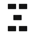 thumbnail image 1 of Maytalsory Quick-drying Bathroom Rugs Exquisite Crafted For Easy Cleaning Toilet Rugs Bath Mat Carpets Black 5PCS, 1 of 6