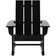 thumbnail image 3 of Palms Modern Adirondack Plastic Outdoor Rocking Chairs (Set of 4), 3 of 8