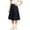 C17/Navy40, variant on Rggeeun Toddler Girls Skirt Solid Color Pleated Ruffle Elastic High Waist Knee Length A Line for Summer Party Lovely Skirts,Brown,5-6 Years