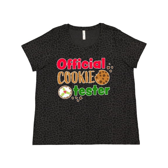 Inktastic Official Cookie Tester Christmas Cookies Women's Plus Size T-Shirt