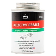 AGS Automotive Solutions Brush Top Can Dielectric Silicone Grease Compound for All Electrical Components and Connectors, 8 oz, Percise and Easy Application