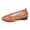shoes 131#Brown, variant on oqasdz Women's Casual Shoes Round Toe Platform Comfortable Slip On Ballet Shoes Fashion Breathable Dance Trendy Versatile Summer Outdoor