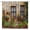 Brown Green, variant on Rustic Wooden Board Shower Curtain Texas Star Barn Door Western Farmhouse Rusty Star American Retro Country Primitive Brown Bathroom Decor Curtain with Hooks, 60x72in