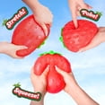 thumbnail image 2 of Jumbo Strawberry Squish Toys, 15" Fruit Taba Squish Toys, Stress Balls, Gifts, 2 of 6