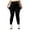 A1-Black, variant on Women's Soft Cloud Fleece Leggings Slim Casual Warm Winter Solid Pants (Light Gray, XL)