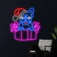thumbnail image 2 of Handmadetneonsign Christmas French Bulldog Gift Led Sign, Merry Christmas Bulldog Neon Sign, Christ, 2 of 5