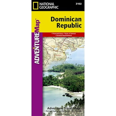 National Geographic: Caribbean Classic Wall Map - Laminated (36 X 24