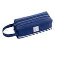 thumbnail image 1 of Double Layer Portable Pencil Case Double Zipper Pencil ply P2 Bag, 1 of 8