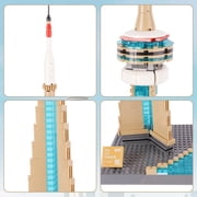 CN Tower Building Blocks Set, 400 PCS Famous Architecture Model Building Kits, Collection CN Tower Model Blocks
