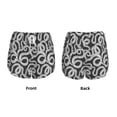 thumbnail image 6 of Goofa Snake Printed Women 2 in 1 Running Shorts,Quick Dry Athletic Workout Shorts,High Waisted Athletic Shorts with Liner Pockets-XX-Large, 6 of 9