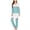 Gradient, variant on Sleepwear for Women Fashion Gradient Print Breathable Sleepwear with Pants Casual Collared Long Sleeve Pajamas Summer Pjs for Women