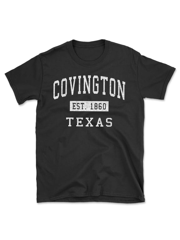 Covington Texas Classic Established Men's Cotton T-Shirt