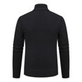 thumbnail image 5 of Gamivast Mens Cardigan Sweater Full Zip Knit Casual Stand Collar Jacket Fall Winter Warm Outerwear Ribbed Knitwear Coat with Pockets, 5 of 7