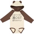 thumbnail image 3 of Inktastic I Love You Most Ardently Girls Long Sleeve Baby Bodysuit, 3 of 5