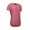 Burgundy, variant on Victorious Men's Hipster Long Length Curved Hem T Shirt, Up To 5X