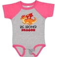 thumbnail image 3 of Inktastic Big Brother Cute Red and Orange Dragon Boys Baby Bodysuit, 3 of 5