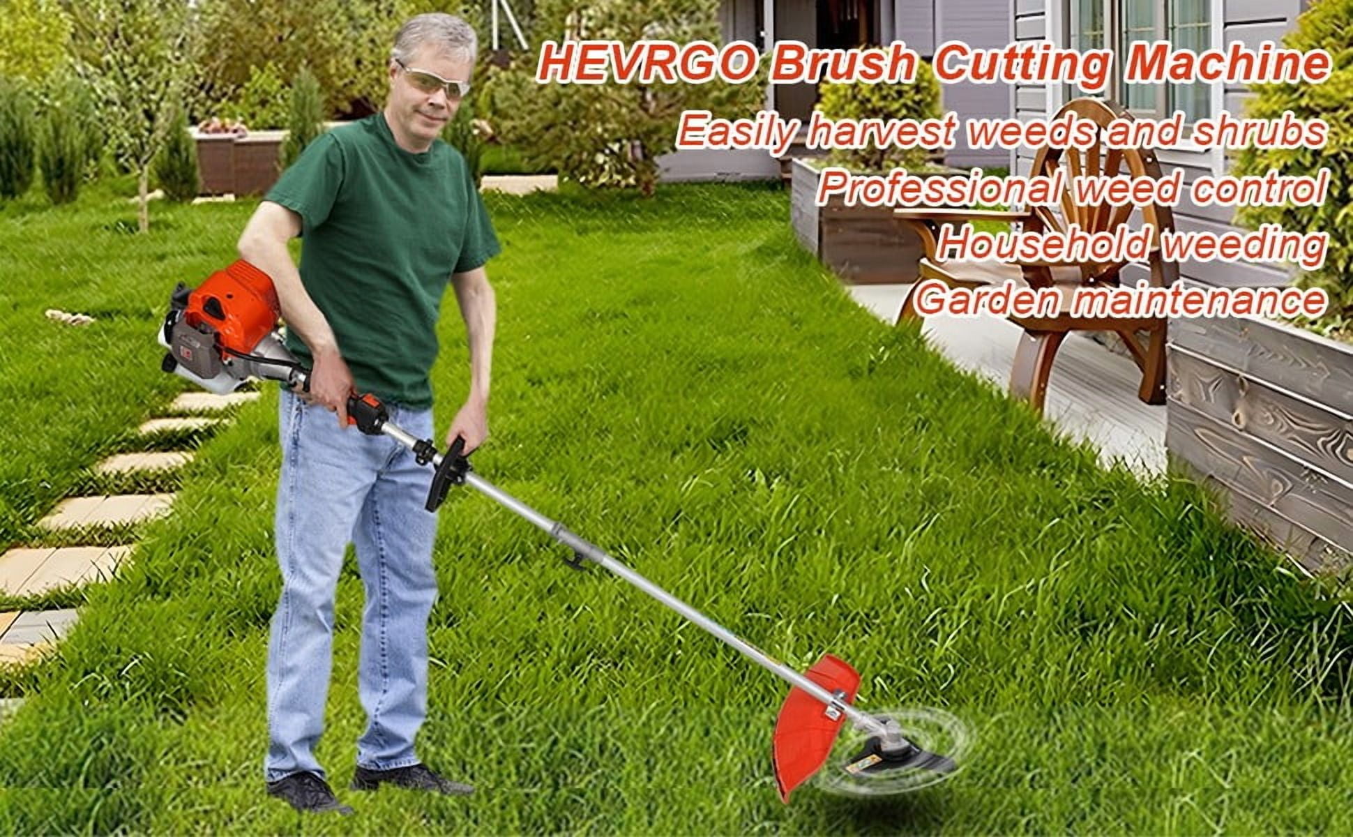 Seipouy 52cc Gas Weed Eater,Gas String Trimmer,5 in 1 Cordless Hedge Trimmer[2 Stroke],Multi Garden Tools Brush Cutter, Weed Wacker, Pole Saw with Extension Pole, String Trimmer for Yard Lawn