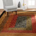 thumbnail image 2 of HOME DYNAMIX Royalty Vega Contemporary Geometric Area Rug, Black/Brown, 19.6"x31.5", 2 of 8