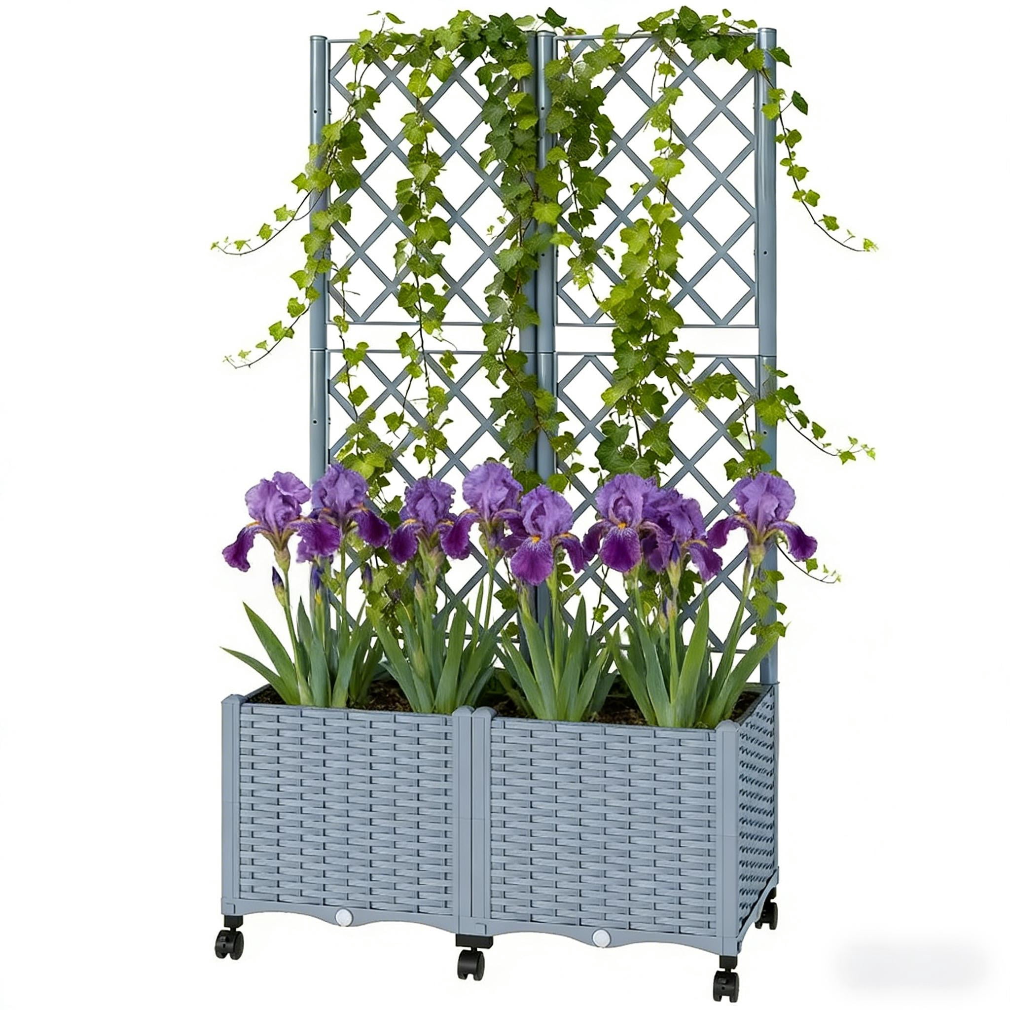 Mobile Raised Garden Bed Outdoor Planter Box