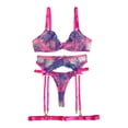 thumbnail image 1 of Gibobby Ropa sexy de mujer para sexo Conjunto de Lenceria Erotica para Mujer de Encaje Sensual, Ropa Interior Sexy Mujer, Conjunto de Interior de Encaje(Morado, G), 1 of 5