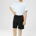 thumbnail image 5 of CHEEREAM Boys' Reversible Youth Basketball Shorts Elastic Waist Summer Casual Shorts for 6-14 T, 5 of 5