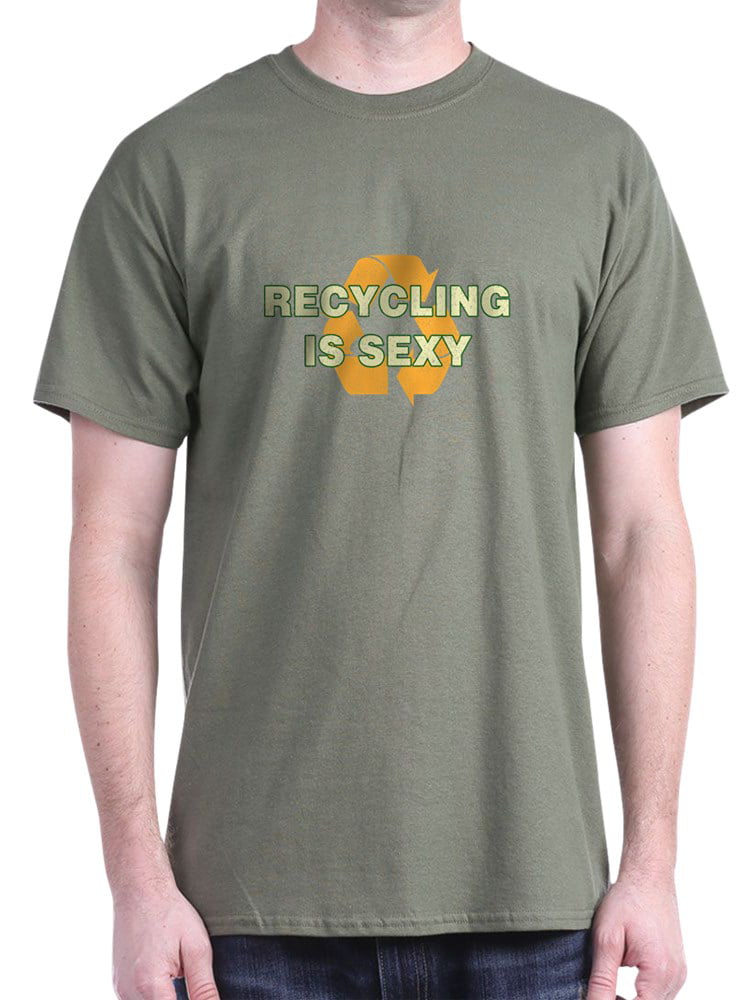CafePress Vintage Recycle Logo T-shirt 100% coton