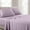Lilac, variant on Sheetsnthings Solid 300 Thread Count, 100% Cotton 5PC Split King Sheets Set for Adjustable Beds, Lilac