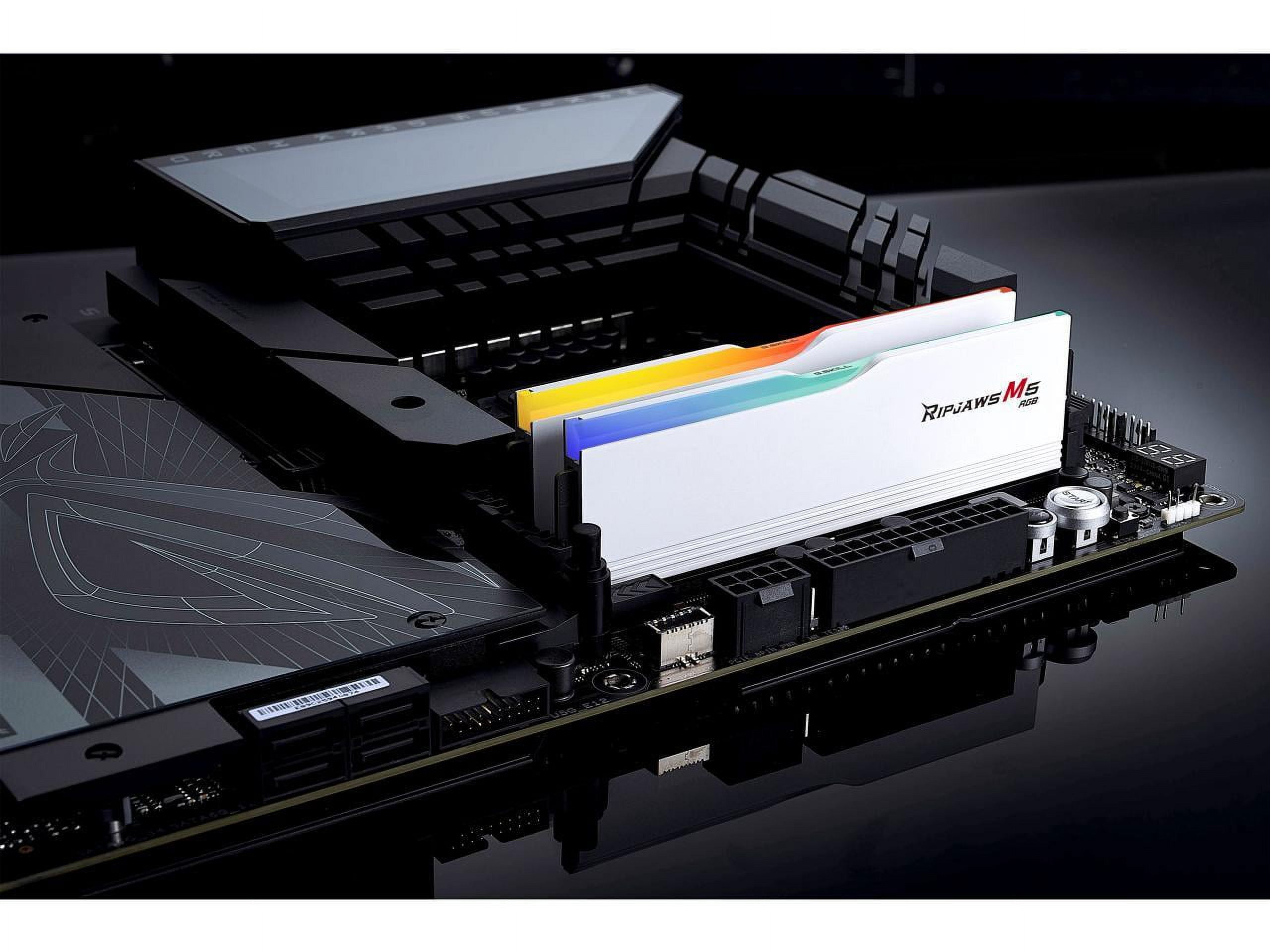 G.SKILL Ripjaws M5 RGB Series 64GB DDR5 6400 Desktop Memory, 2 x