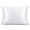White, variant on Spencer Black Satin Pillowcases, Queen, (2 Count)