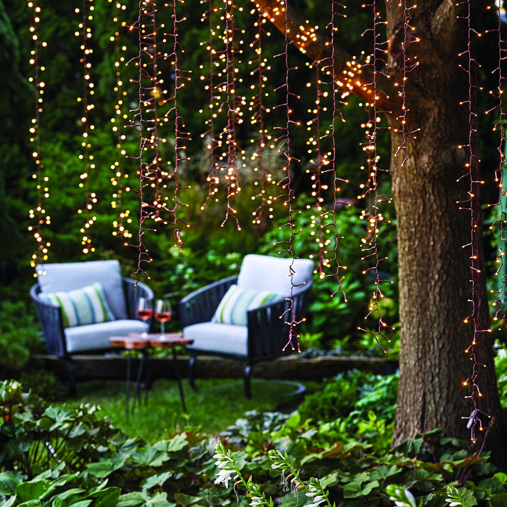 Solar Power 50 LED Party Xmas String Fairy Light Outdoor Garden Tree Lamp White 